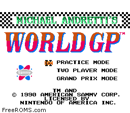 Michael Andretti's World Grand Prix Screen Shot 1